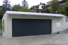 Vordach Garage Wöflinswil Spezialanfertigung