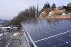 Vordach Solaranlage